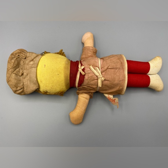 Campbell Soup Kids Knickerbocker Doll Vintage 1970s Stuffed Doll Chef Hat Flaws - Picture 7 of 13